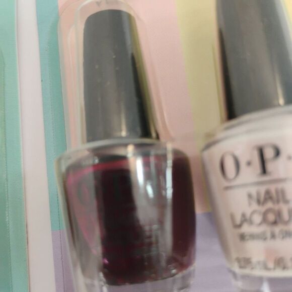 OPI Mini Nail Polish Set of Two Brand New 4 bottles total Nail Laquer Nail Stren - Picture 6 of 12